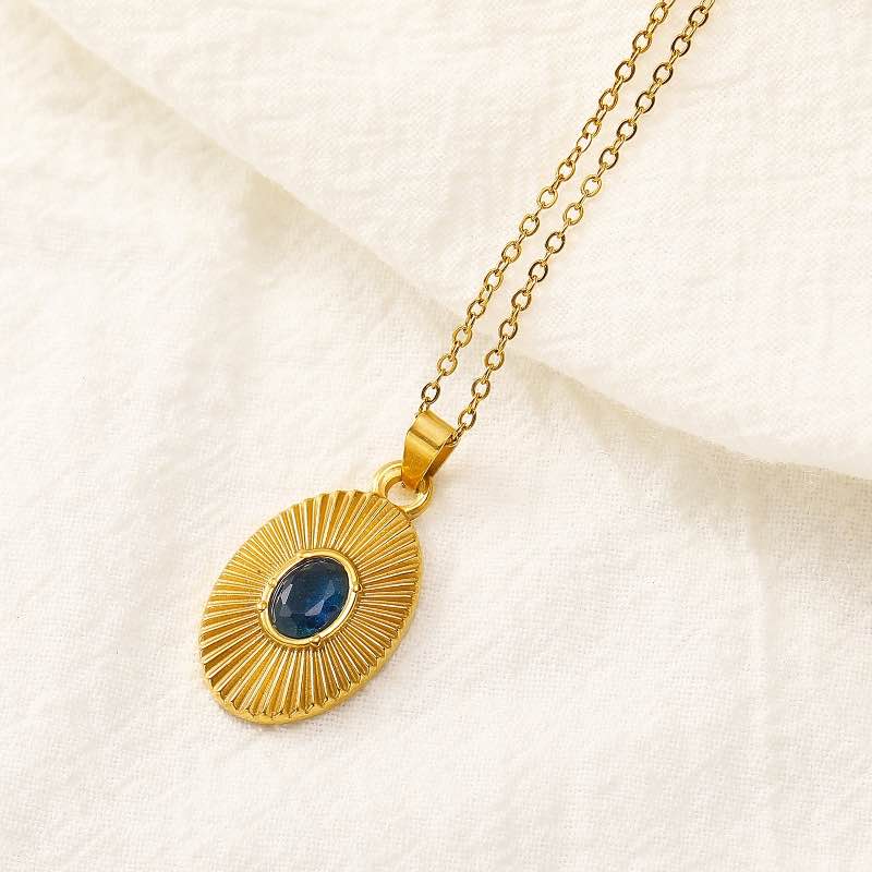 Eternal Radiance Necklace (Sapphire Blue)